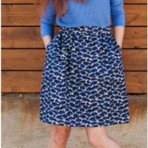 Boden Full Skirt with trees print